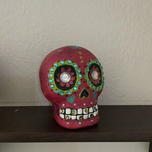 Colorful Sugar Skull Decor